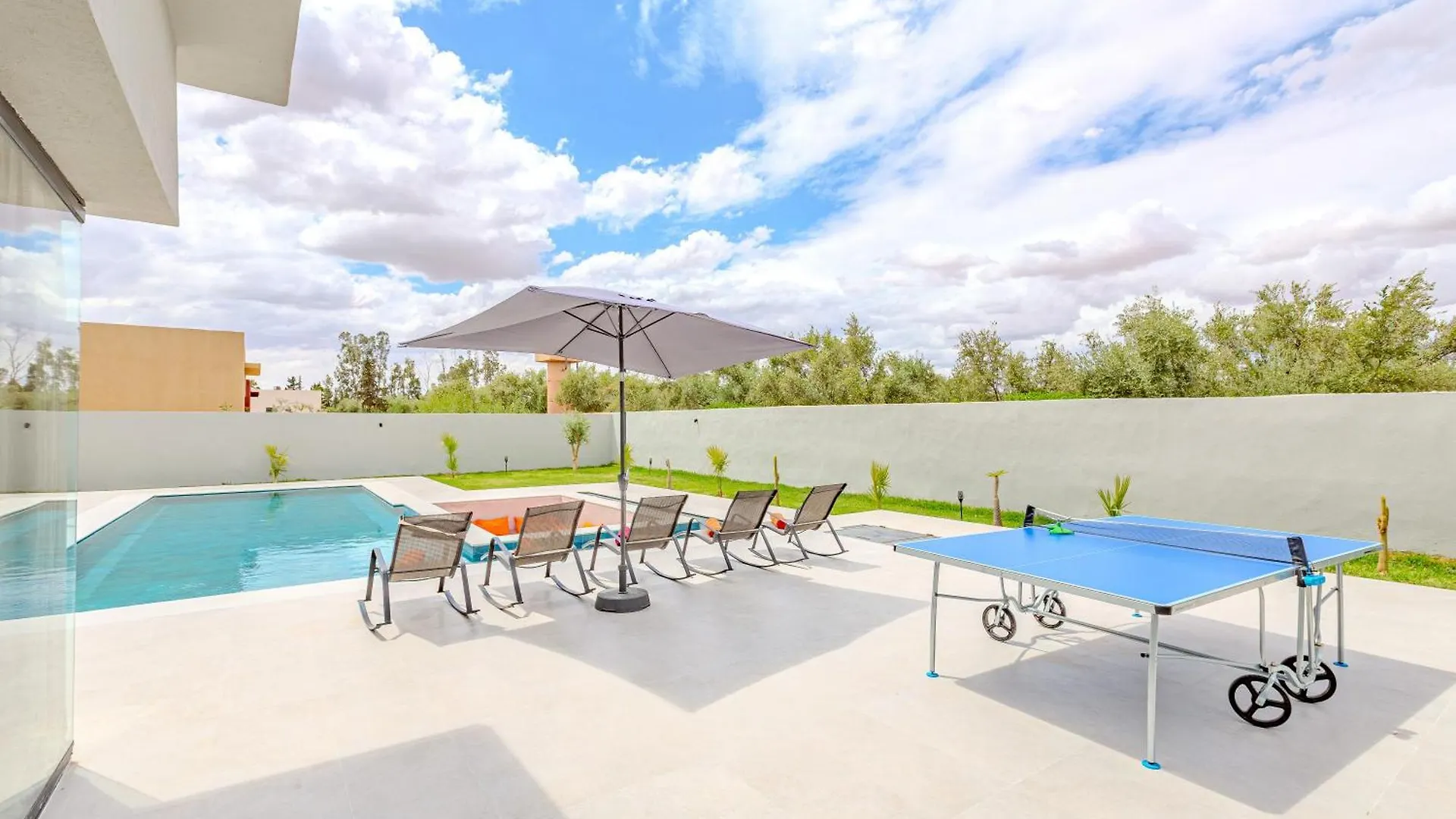 Charmante Villa Aya! Elegante & Calme Avec Piscine 마라케시